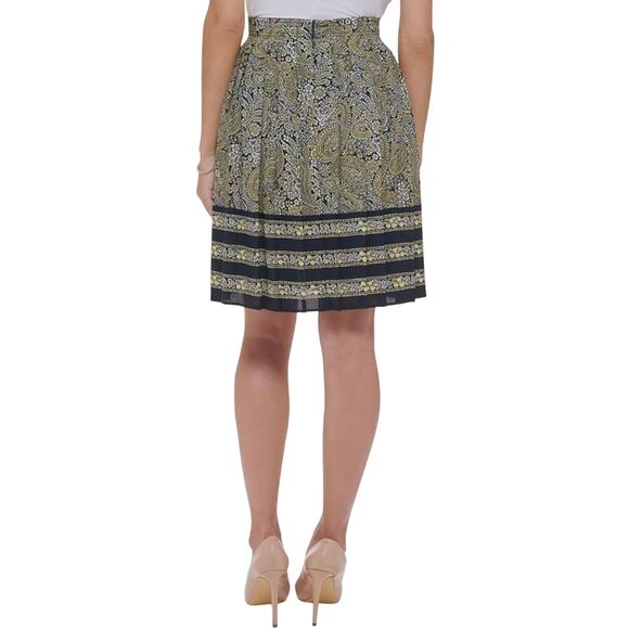 TOMMY HILFIGER Paisley Knee Pleated Skirt, Size 12, New with Tag - Picture 3 of 9